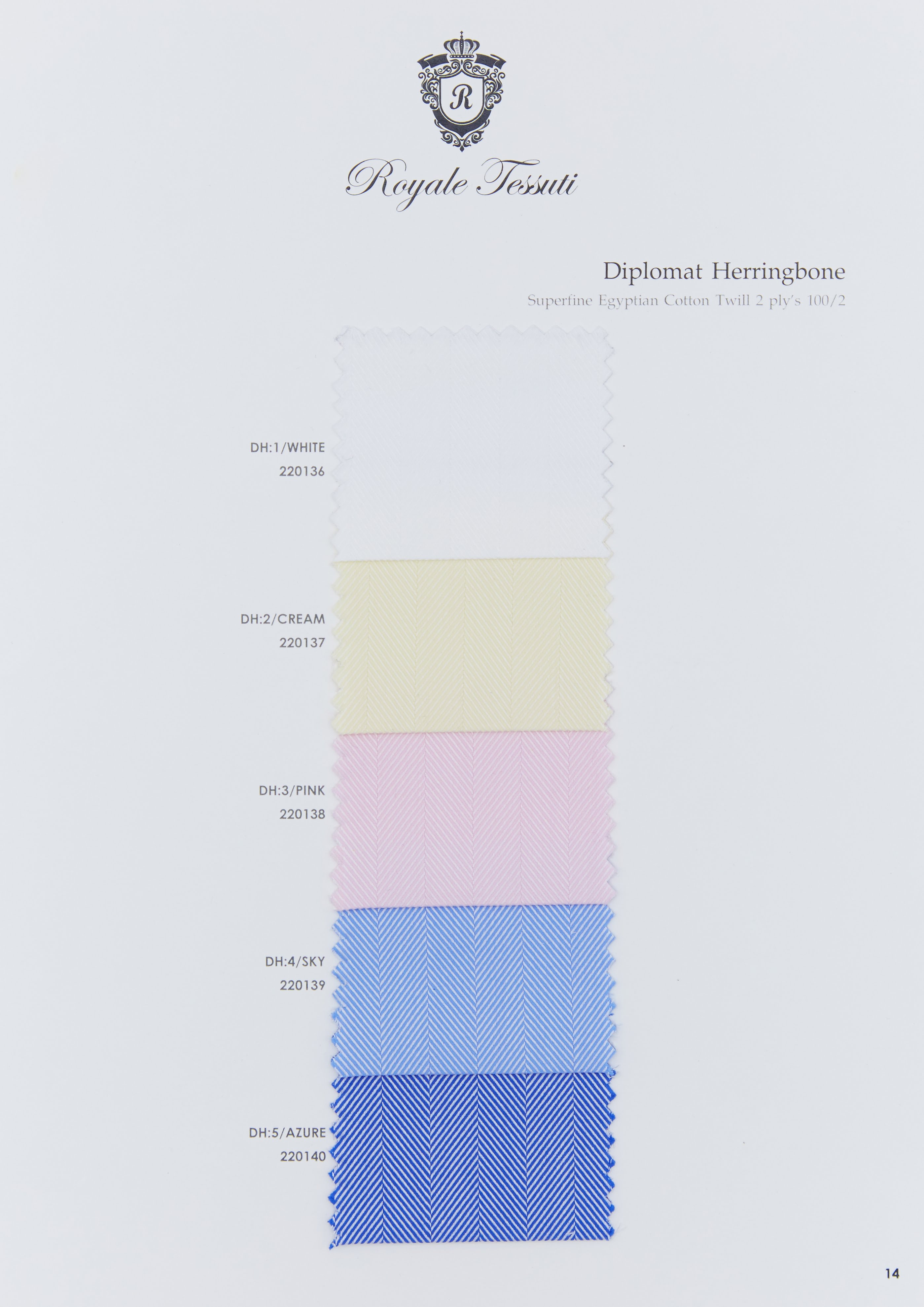 RT-014 — Classic Collection fabric swatch, code RT-014