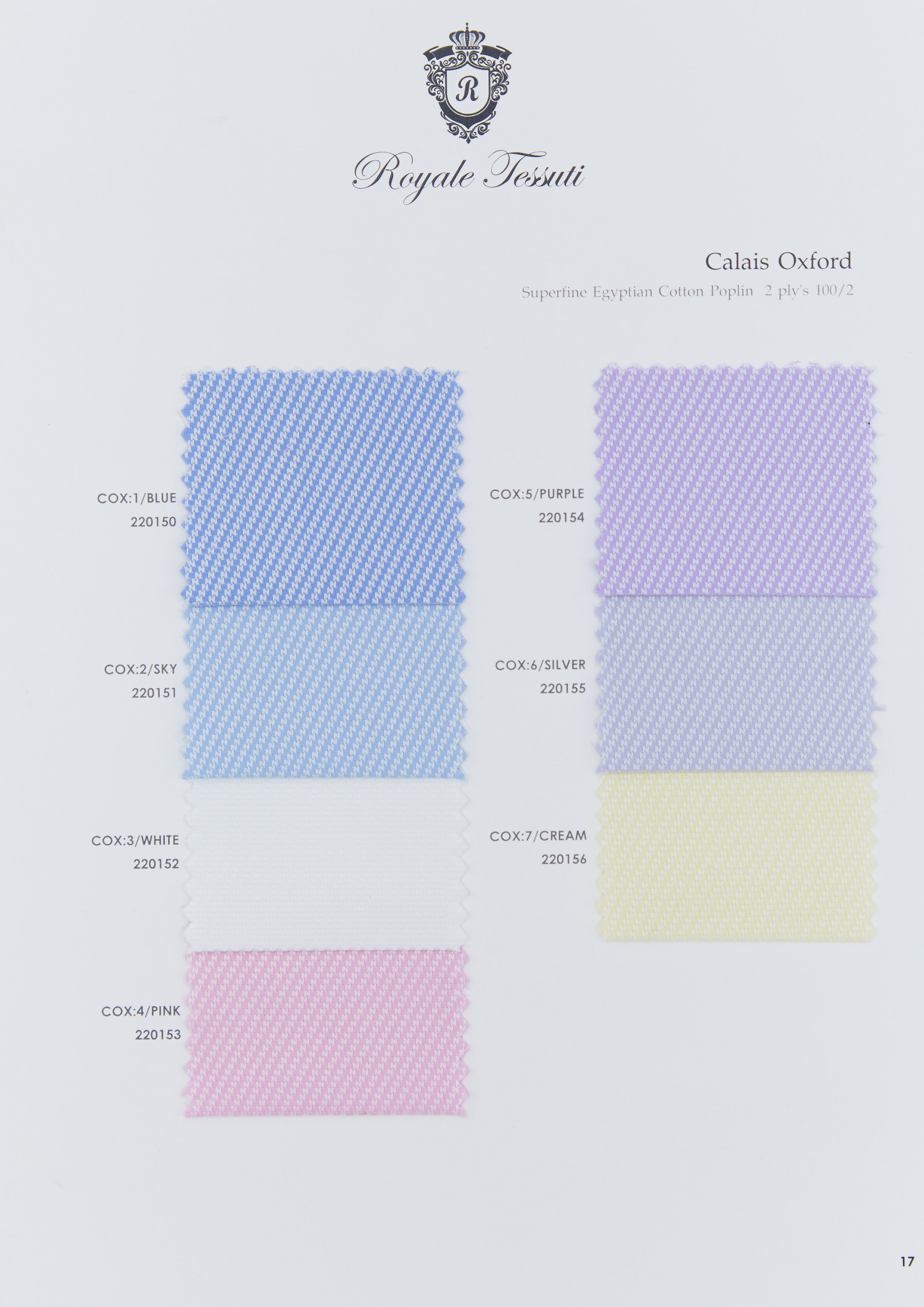 RT-017 — Classic Collection fabric swatch, code RT-017