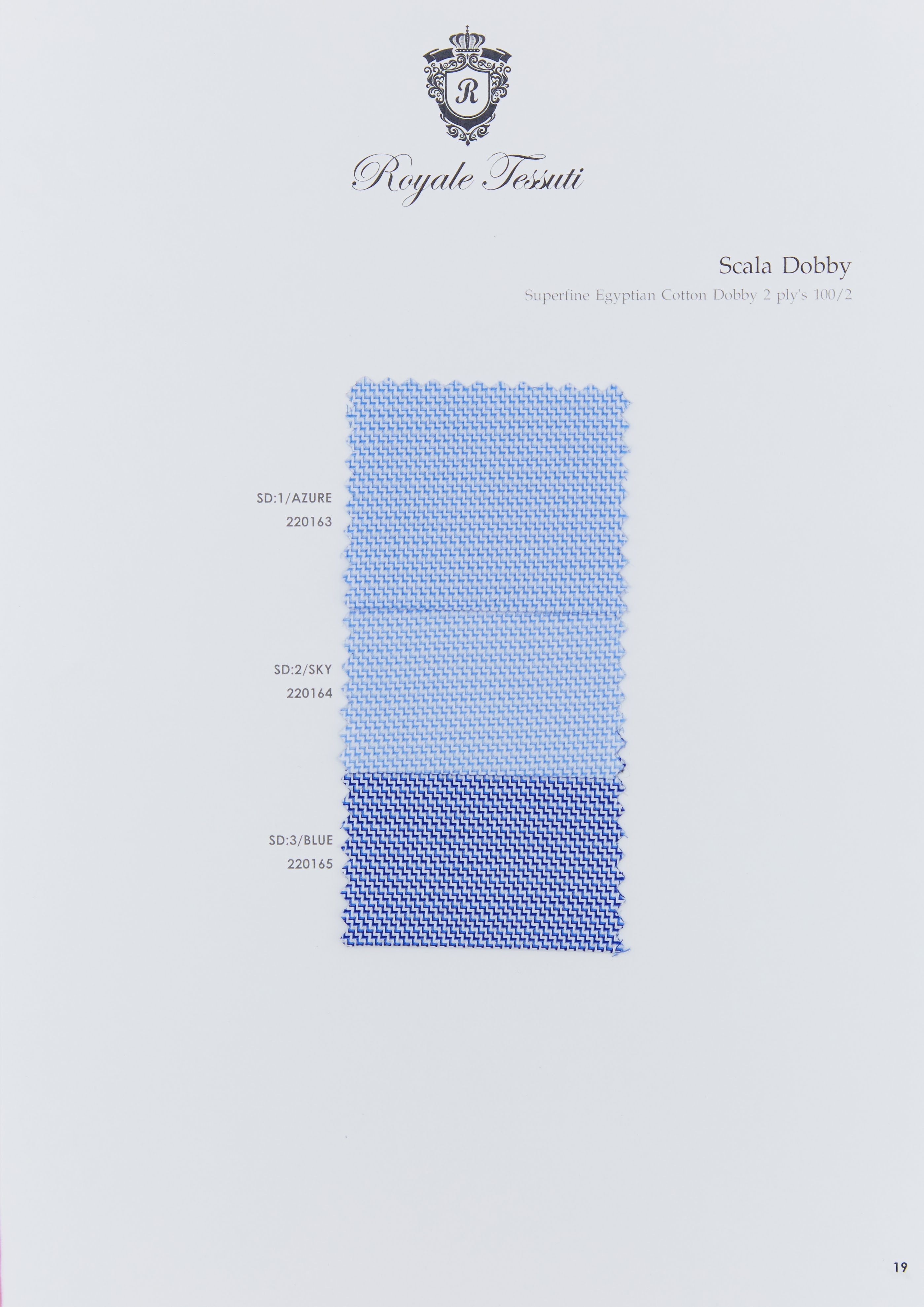 RT-019 — Classic Collection fabric swatch, code RT-019