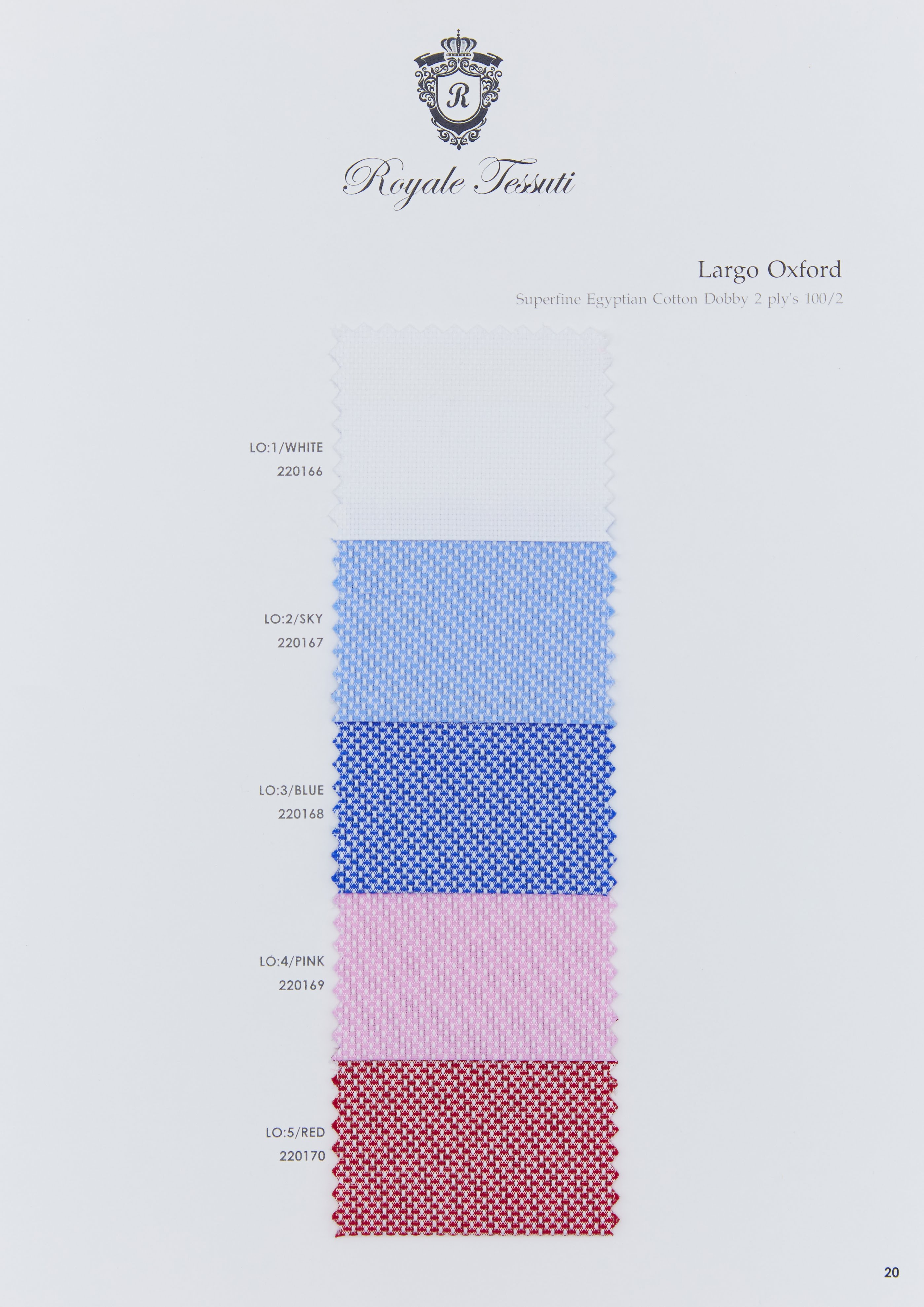 RT-020 — Classic Collection fabric swatch, code RT-020