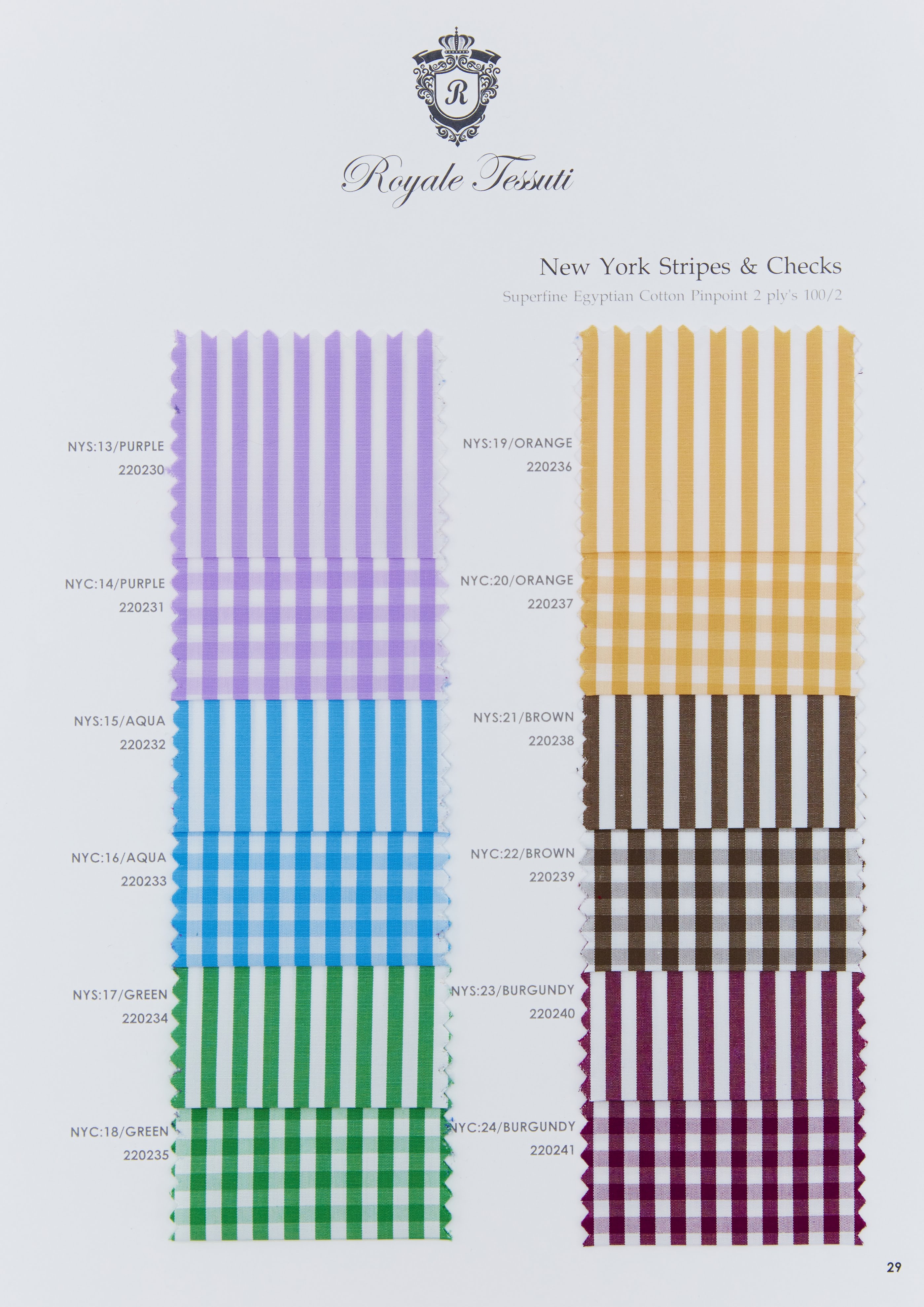 RT-029 — Classic Collection fabric swatch, code RT-029
