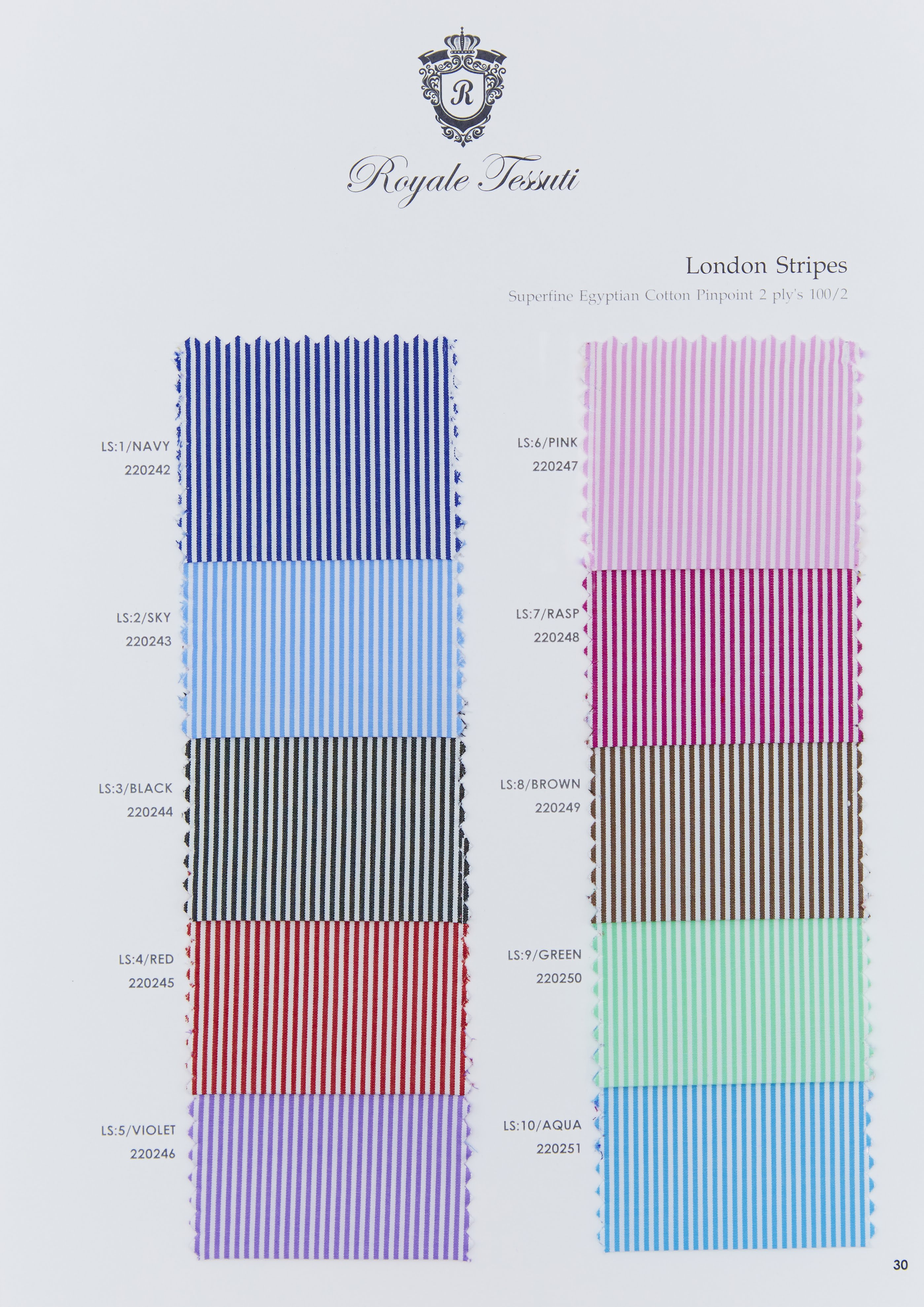 RT-030 — Classic Collection fabric swatch, code RT-030