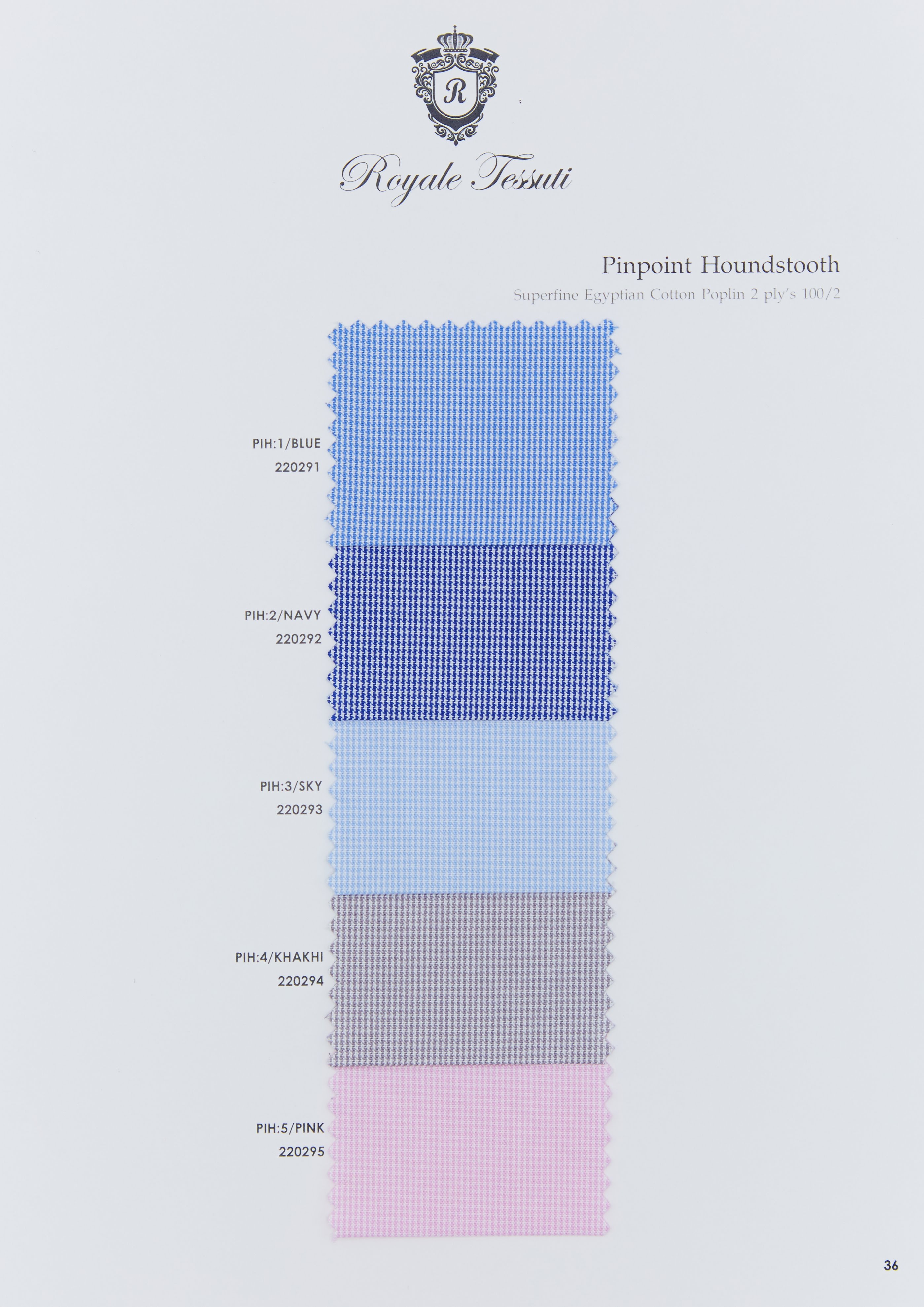 RT-036 — Classic Collection fabric swatch, code RT-036