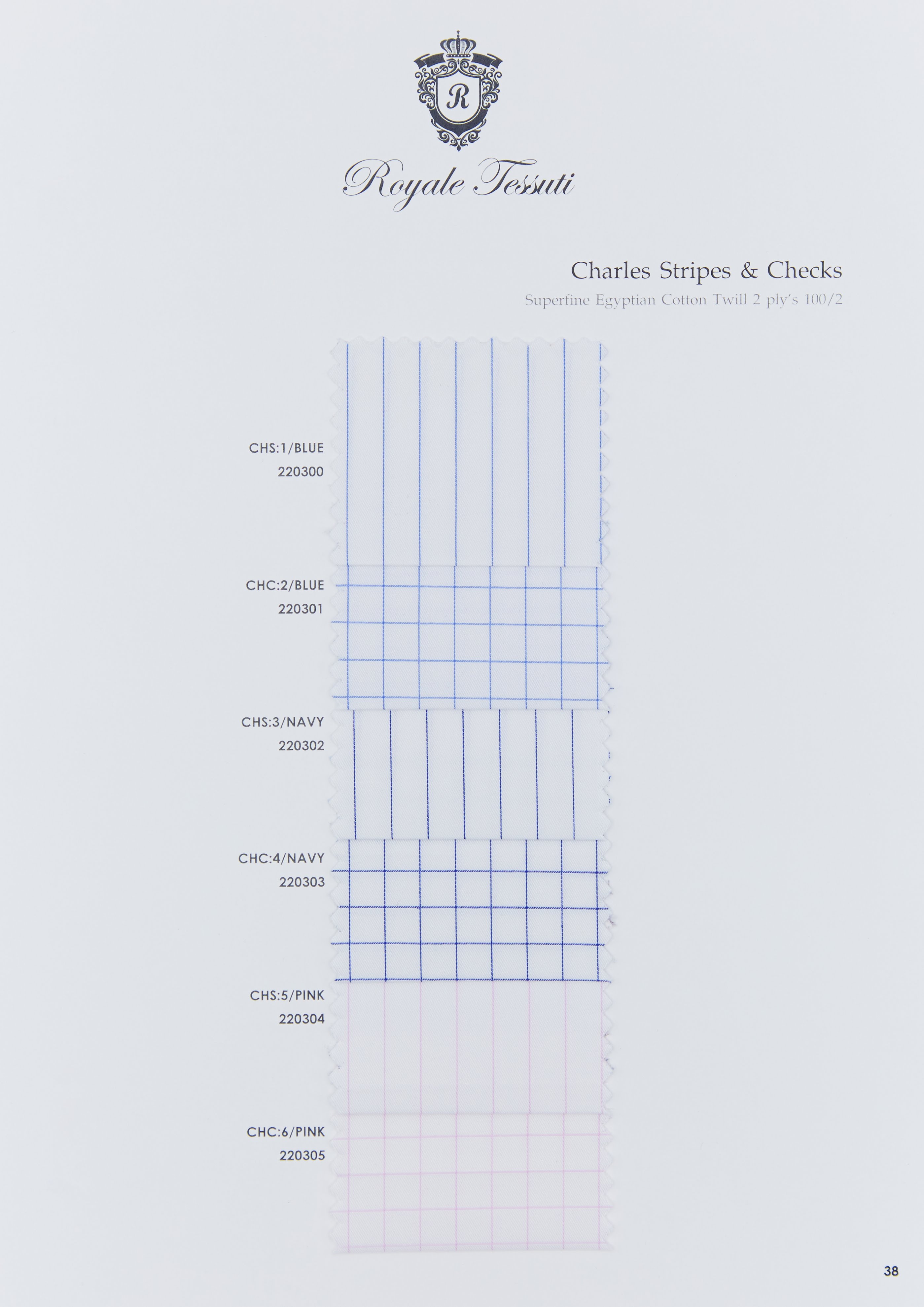 RT-038 — Classic Collection fabric swatch, code RT-038