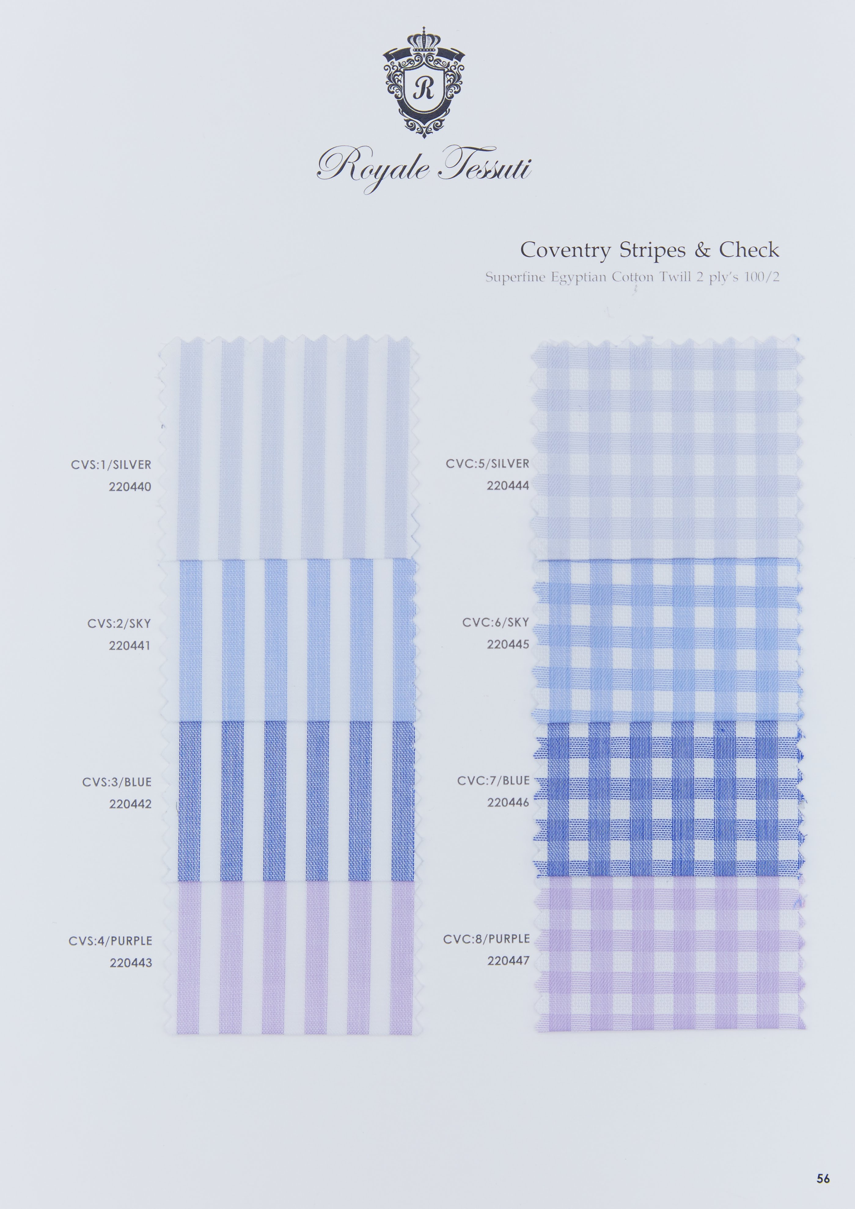 RT-056 — Classic Collection fabric swatch, code RT-056