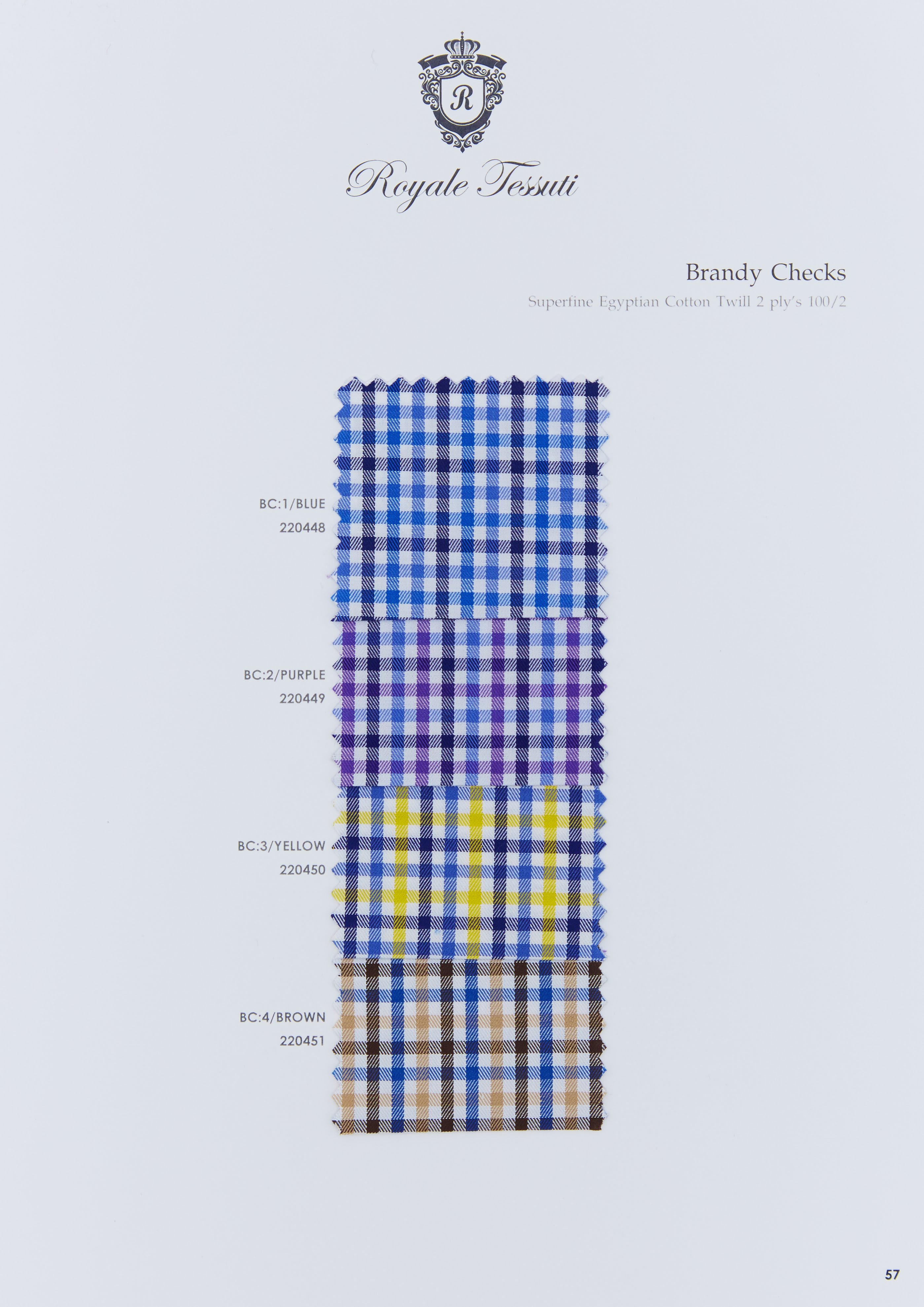 RT-057 — Classic Collection fabric swatch, code RT-057
