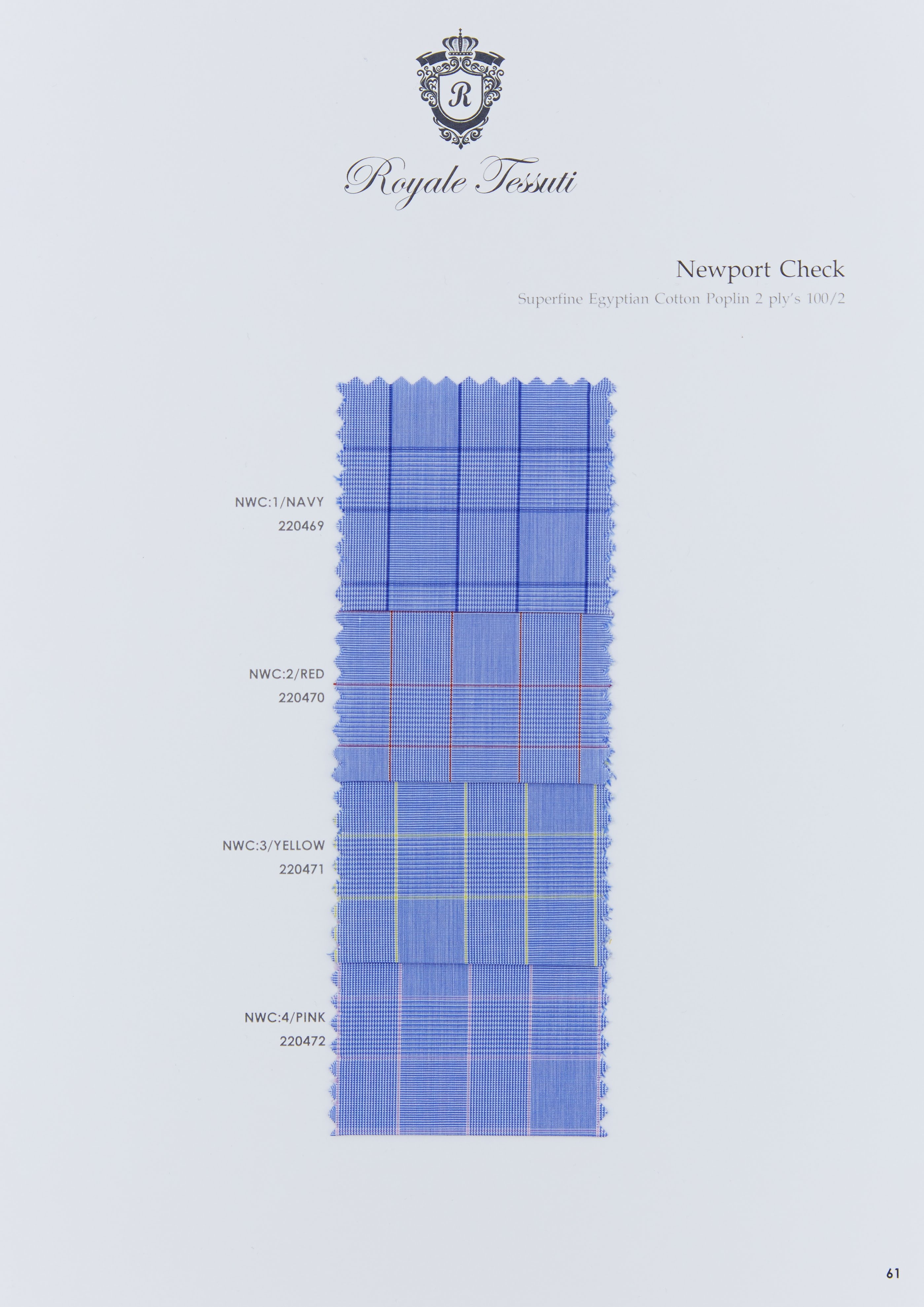 RT-061 — Classic Collection fabric swatch, code RT-061