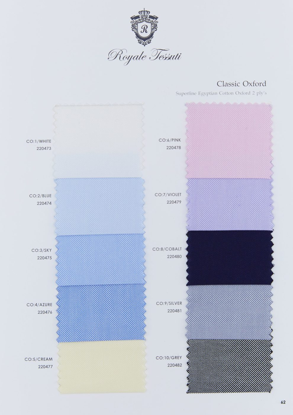 RT-062 — Classic Collection fabric swatch, code RT-062