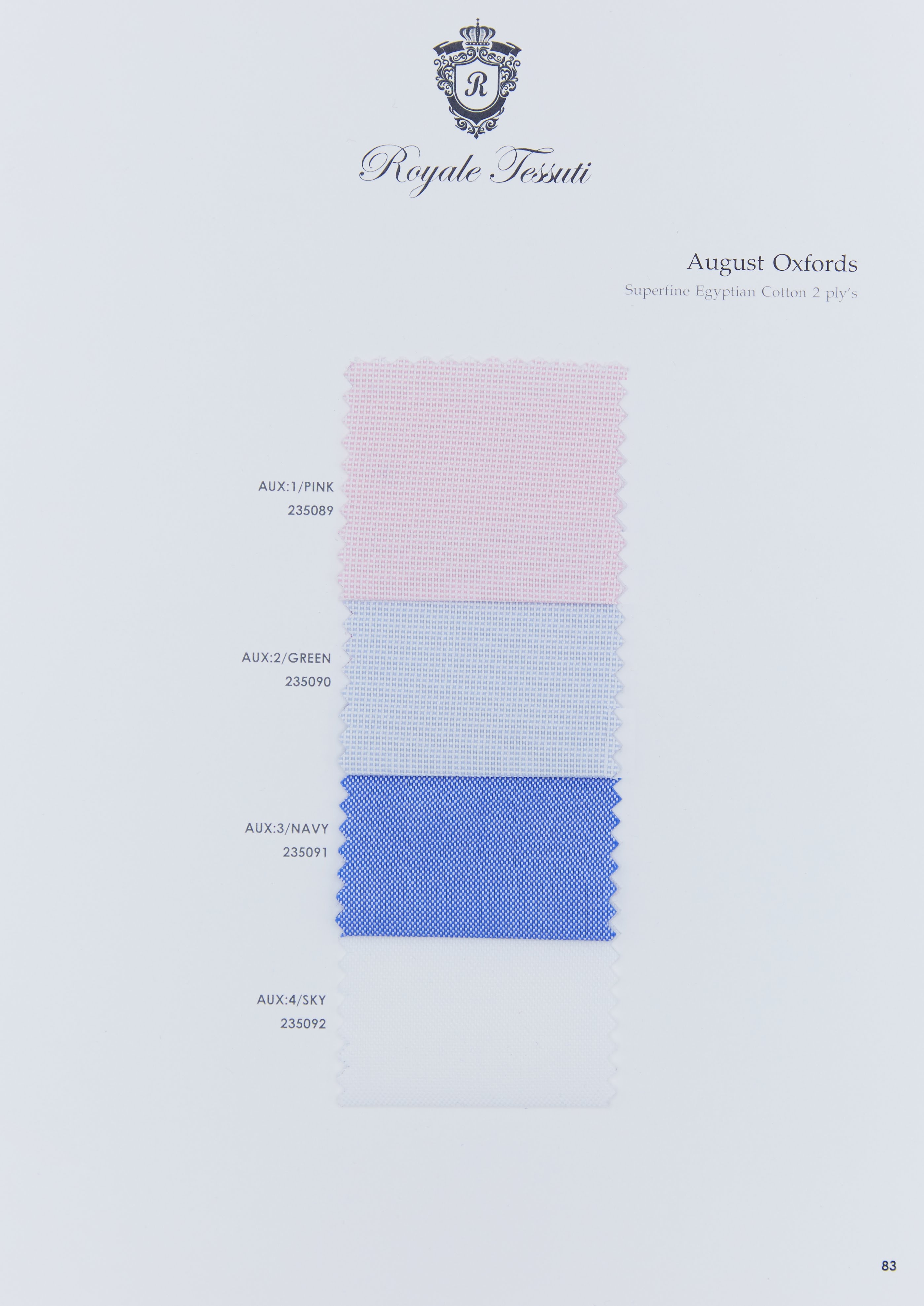 RT-083 — Classic Collection fabric swatch, code RT-083