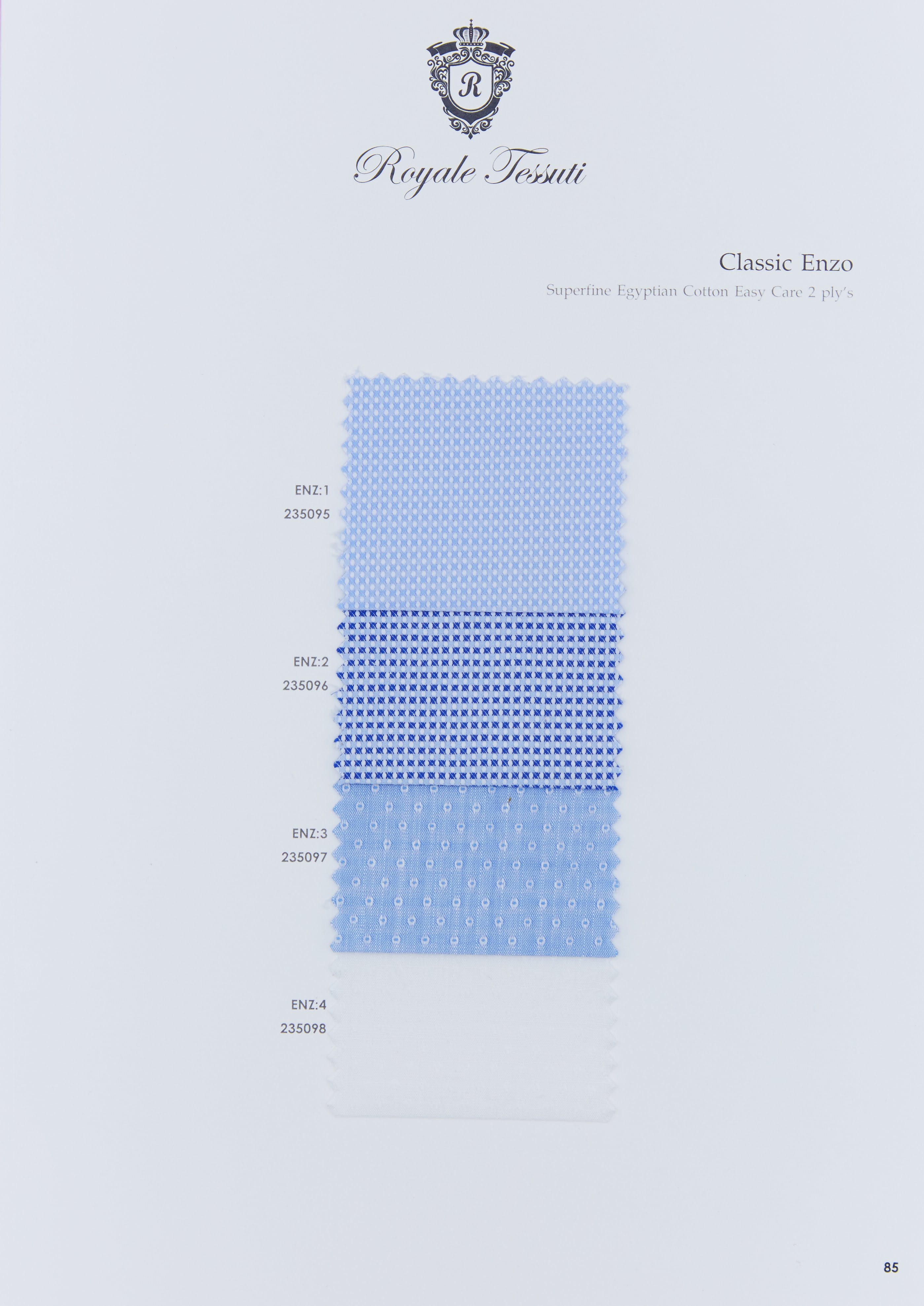 RT-085 — Classic Collection fabric swatch, code RT-085