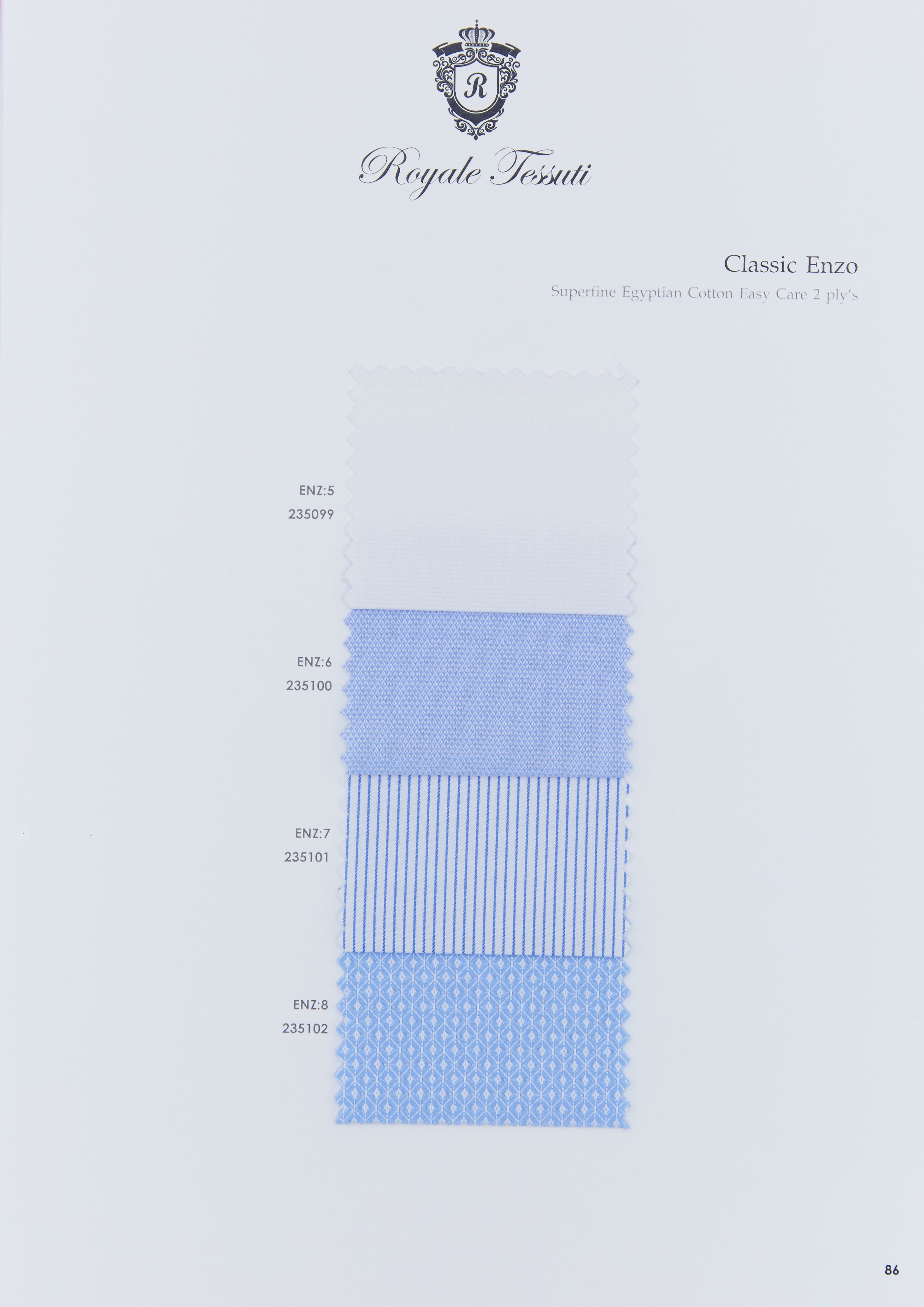 RT-086 — Classic Collection fabric swatch, code RT-086