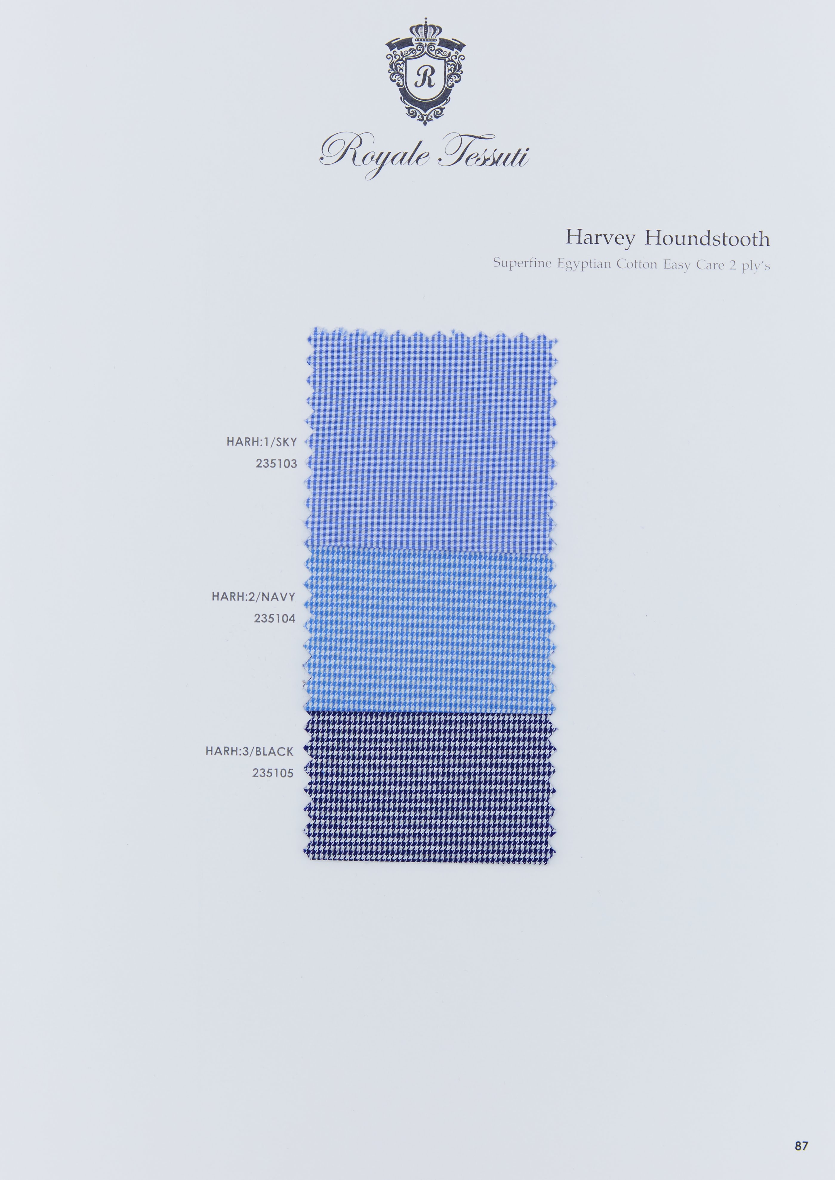 RT-087 — Classic Collection fabric swatch, code RT-087