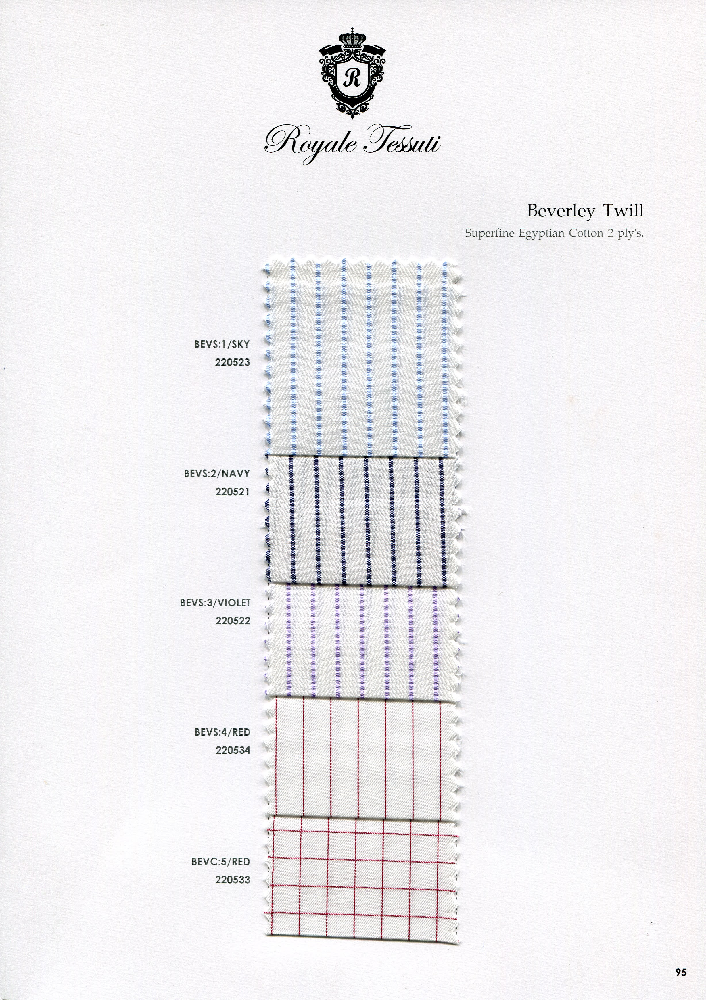RT-095 — Classic Collection fabric swatch, code RT-095