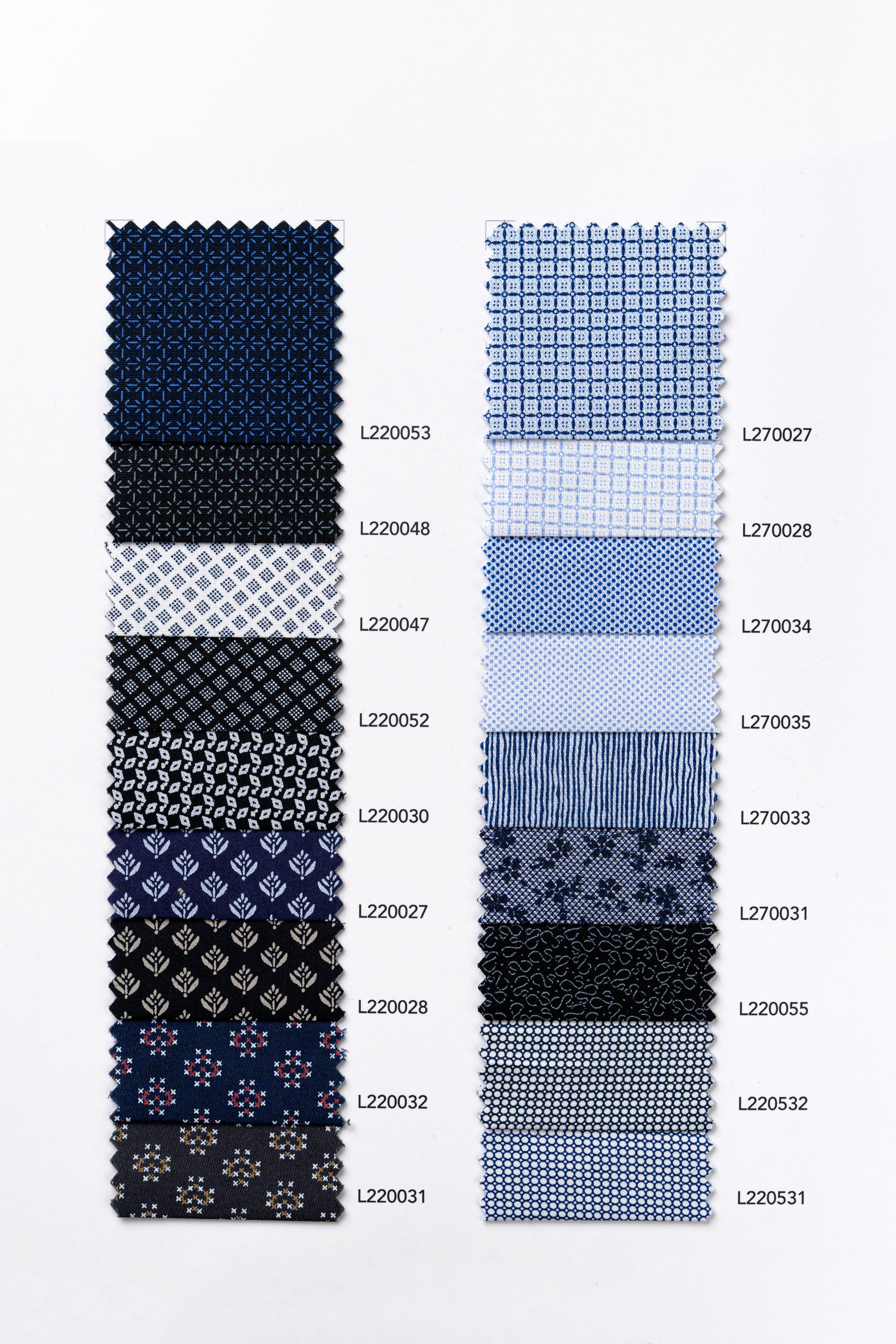 CPLA-002 — Cotton print L' Avana fabric swatch, code CPLA-002