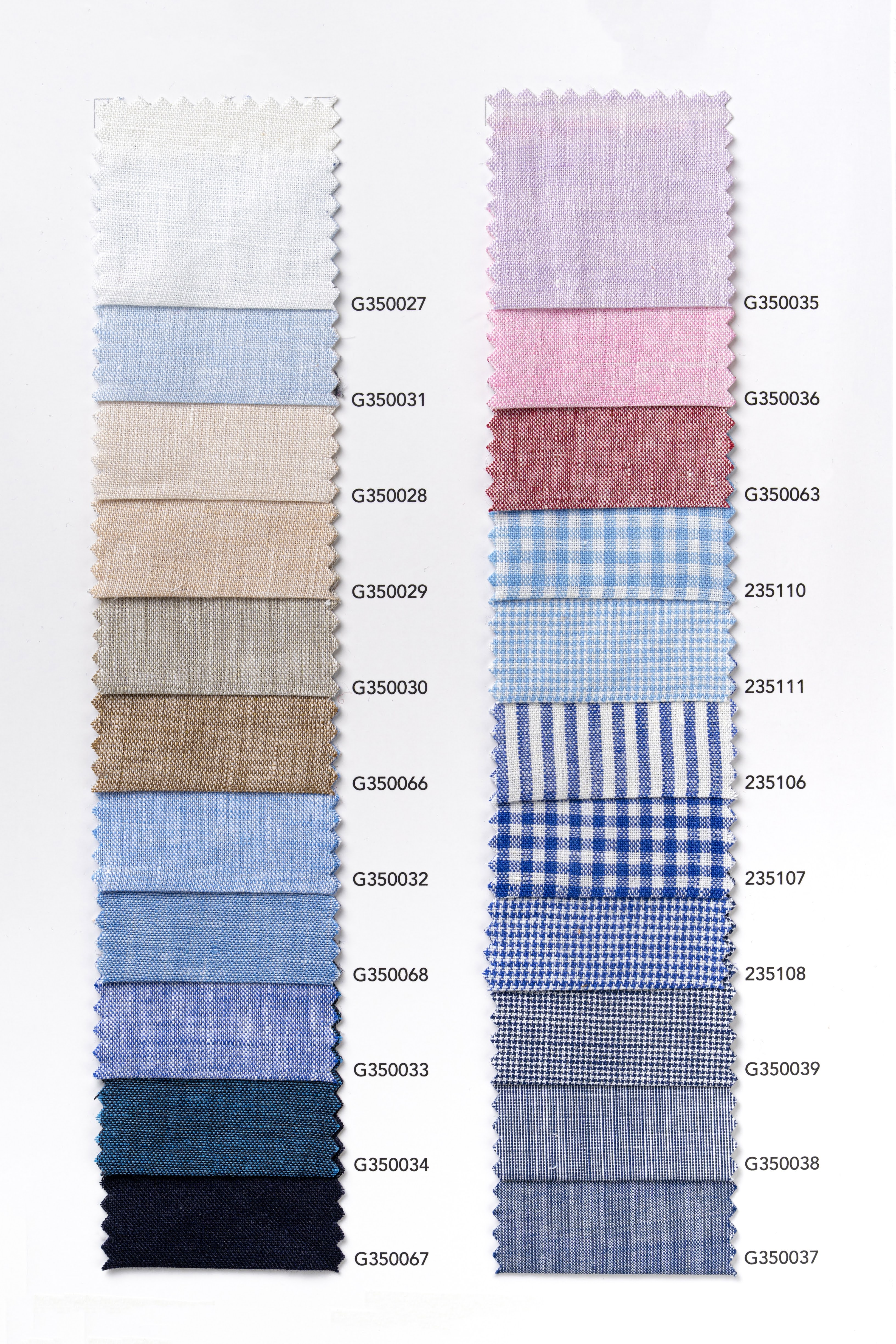 LN-102 — Linen fabric swatch, code LN-102